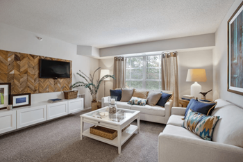 Large and inviting living rooms